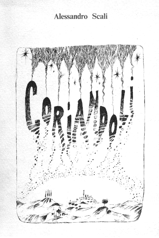 Coriandoli - copertina del libro di Alessandro Scali disegnata da Luciano Scali